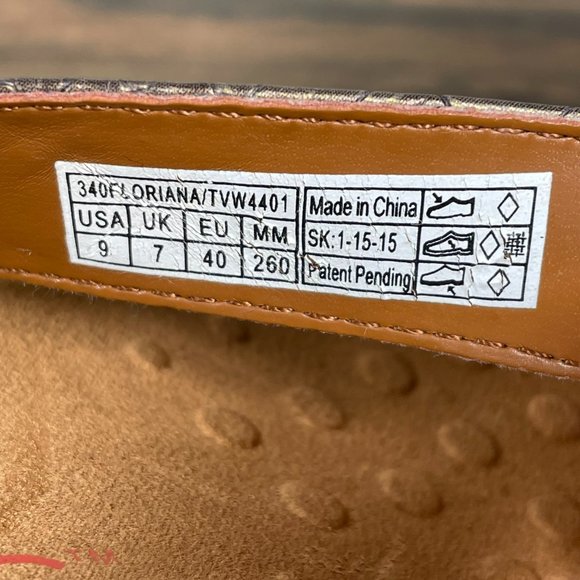 Vionic Floriana Women's Size 9 Shoes Bronze Croc Print Orthaheel Thong Sandals - Picture 9 of 10